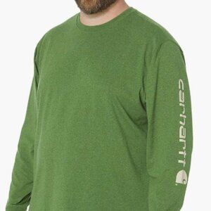 Carhartt Men's Long-Sleeve Logo Sleeve Graphic T-Shirt - Size 3XL Tall